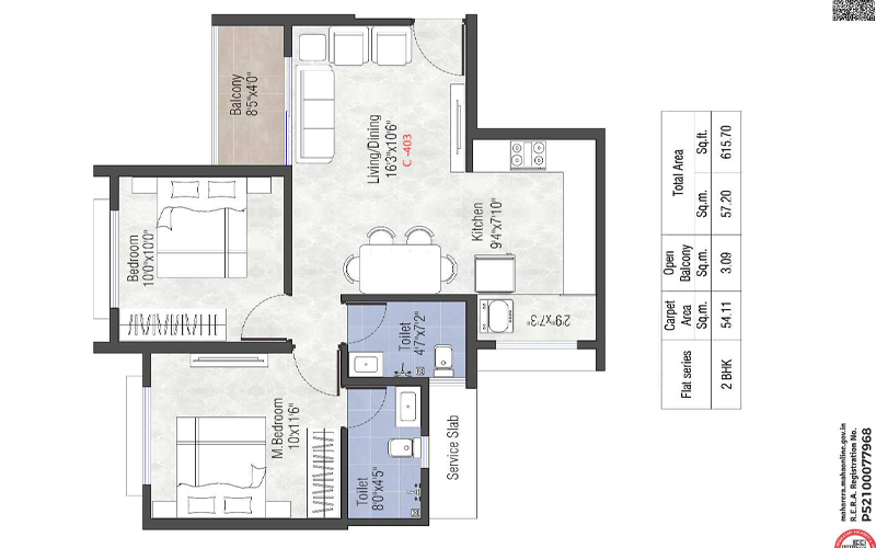 Floor plan of Legacy Punawale &mdash; photo gallery, images, brochure, amenities, cost sheet, price breakup, availability details, RERA number, RERA certificate, possession date, layout plan, logo, floor plan, master plan, and location map showcasing project highlights and features.